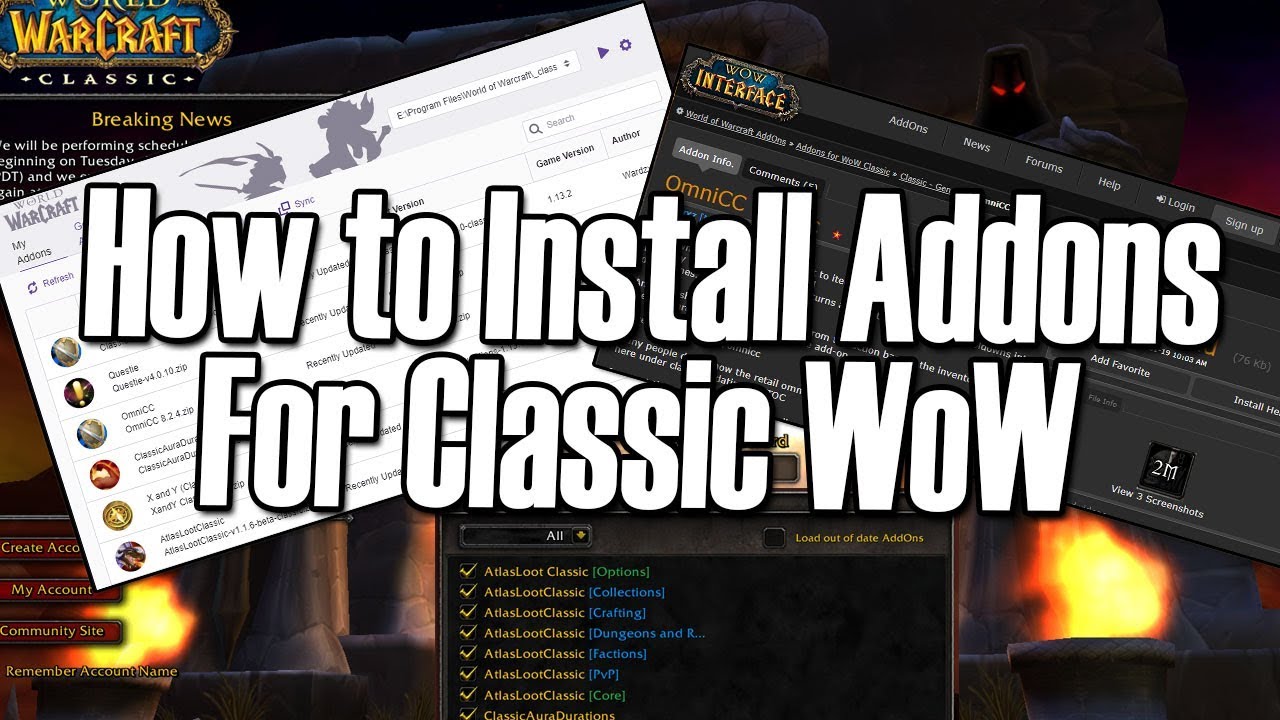 How to Manually Install Addons in WoW Classic