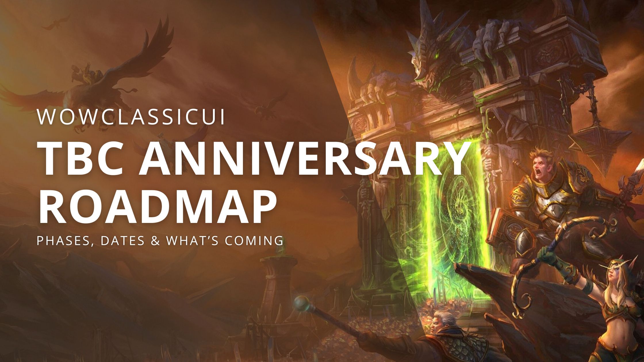 TBC Classic Anniversary Roadmap — Phases, Dates & What’s Coming